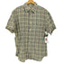 ジェイクルー J.CREW 00S リネン混 半袖チェックシャツ メンズ import:M