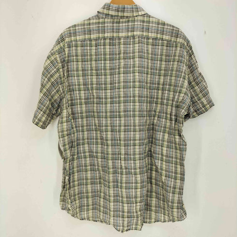 ジェイクルー J.CREW 00S リネン混 半袖チェックシャツ メンズ import:M
