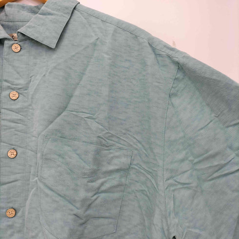 バティックベイ Batik Bay レーヨン混 半袖シャツ ボックスシルエット メンズ import:L