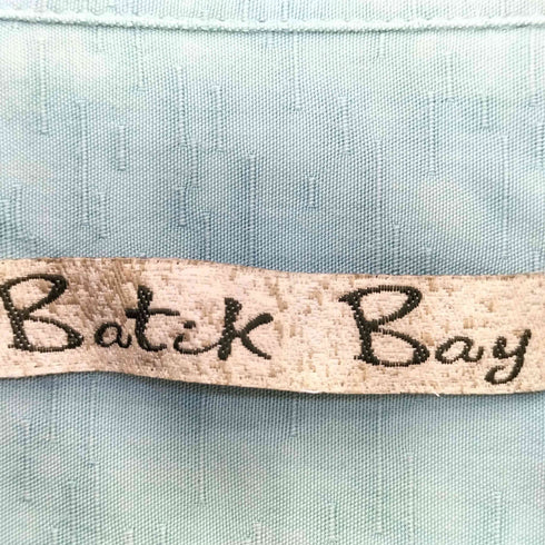 バティックベイ Batik Bay レーヨン混 半袖シャツ ボックスシルエット メンズ import:L