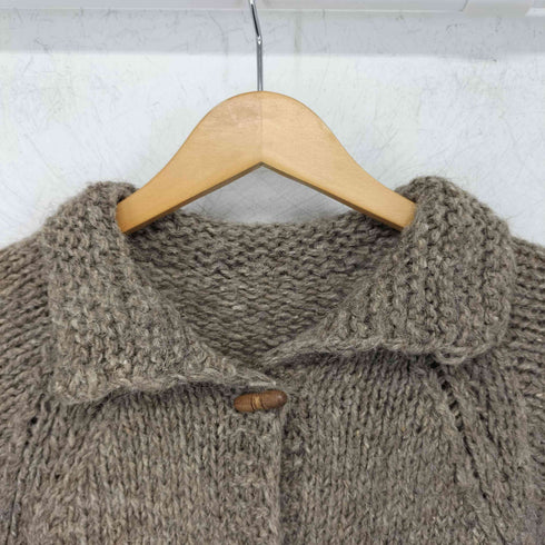 カウチン ニット カーディガン ニットジャケット レディース