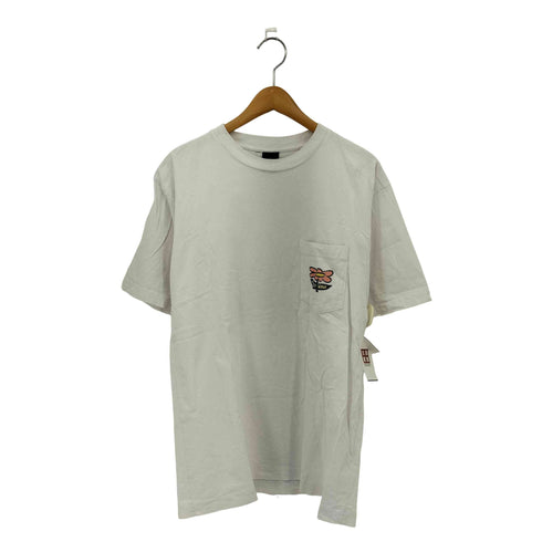 ONLYNY 胸ポケット クルーネック プリント 半袖Tシャツ カットソー メンズ JPN:M