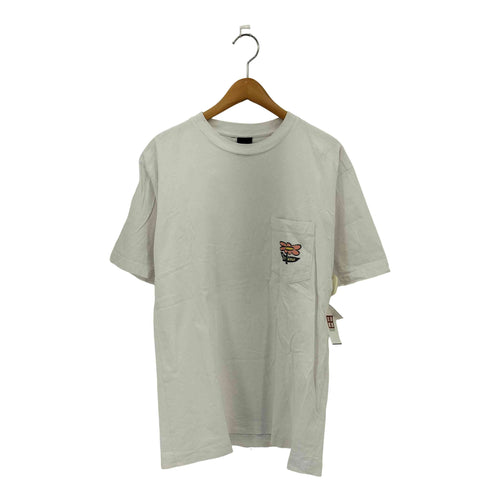 ONLYNY 胸ポケット クルーネック プリント 半袖Tシャツ カットソー メンズ JPN:M