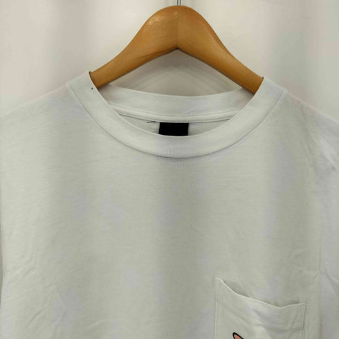 ONLYNY 胸ポケット クルーネック プリント 半袖Tシャツ カットソー メンズ JPN:M