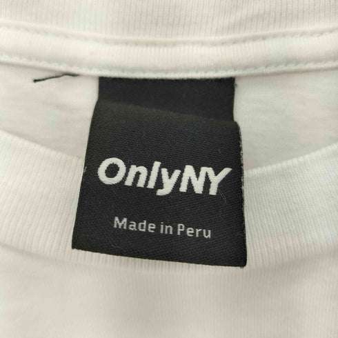 ONLYNY 胸ポケット クルーネック プリント 半袖Tシャツ カットソー メンズ JPN:M