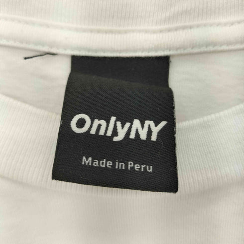ONLYNY 胸ポケット クルーネック プリント 半袖Tシャツ カットソー メンズ JPN:M