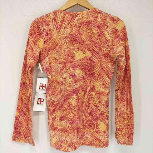 フォーティーファイブアール 45R ヘンリーネック 総柄 L/S ロンT レディース JPN:1