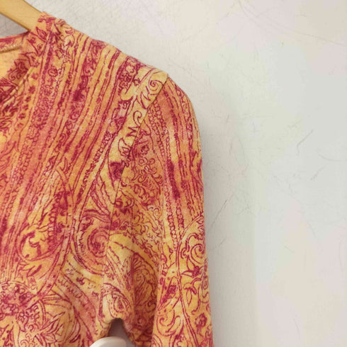 フォーティーファイブアール 45R ヘンリーネック 総柄 L/S ロンT レディース JPN:1