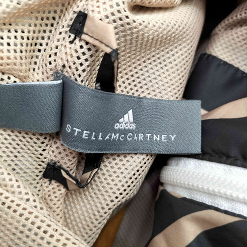 アディダス adidas PRINTED WINDBREAKER ペインテッド アニマル柄 ジップアップ シェル ウィンドブレーカージャケット レディース L