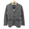 アルマーニジーンズ ARMANI JEANS レザーパイピング ジャージー テーラードジャケット レディース import:XS