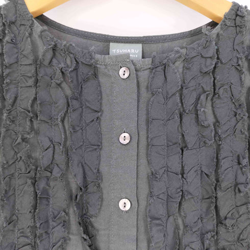 サマンサモスモス samansa Mos2 25ss TSUHARU WACLOTH フリル切替ワンピース レディース JPN:S