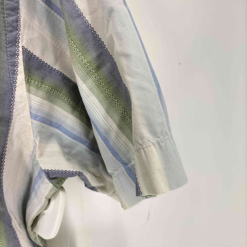 リーバイス Levis ストライプレギュラーカラーS/S シャツ メンズ import:M