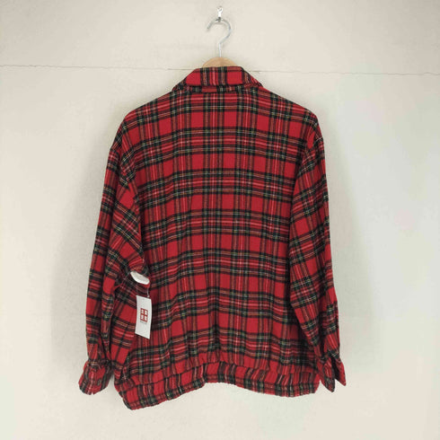 karen kane MADE IN USA タータンチェック柄3Bテーラード ジャケット レディース M