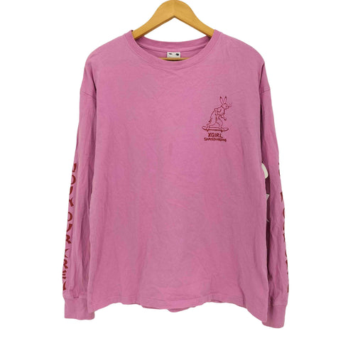エックスガール X-girl CHOJU GIGA LS TEE DRS 鳥獣戯画 レディース ONE SIZE one