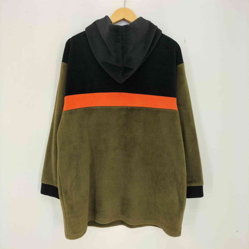 エックスガール X-girl FLEECY COLORBLOCK DRESS フリース パーカー ワンピース レディース JPN:2