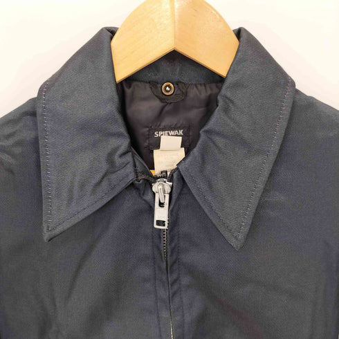 アーペーセー A.P.C. USA製 サテン地 アルミジップ スウィングトップ ジャケット レディース S