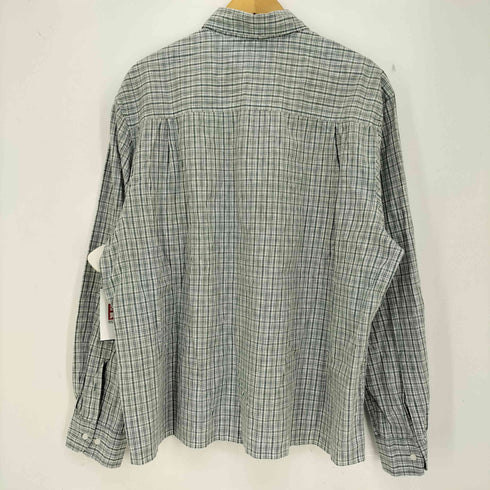 ティンバーランド Timberland 90s~00s ロゴ刺繍 長袖チェックシャツ メンズ import:L