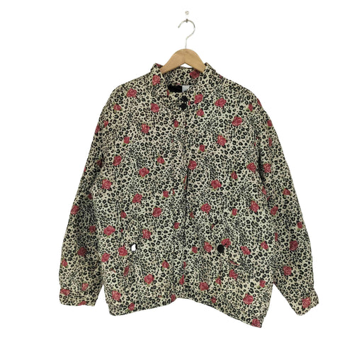 ANNA AND FRANK シルク 中綿ジャケット メンズ L