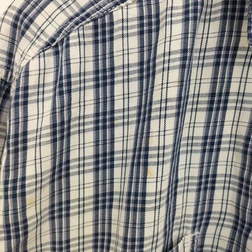 リーバイス Levis 90s QUALITY CLOTHING チェック柄 プルオーバーシャツ メンズ import:L