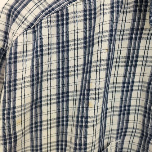 リーバイス Levis 90s QUALITY CLOTHING チェック柄 プルオーバーシャツ メンズ import:L