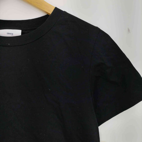 コンバーストウキョウ CONVERSE TOKYO バックプリーツドッキングTシャツ レディース