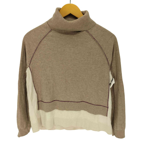 ポールスミス Paul Smith カラーステッチ タートルネック セーター レディース import:M