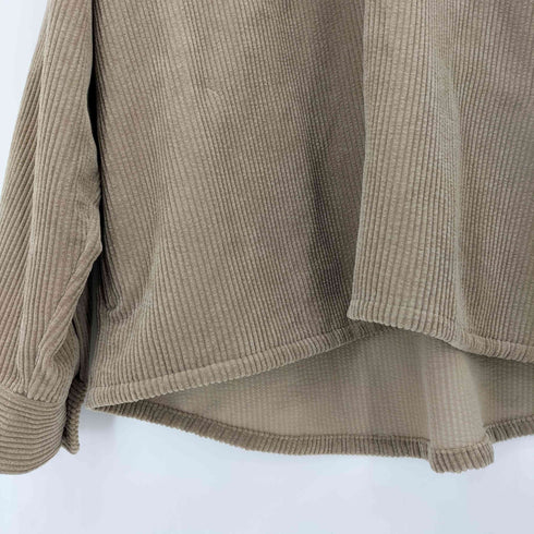 フィラ FILA OVER SHIRTS スリーブ刺繍 コーデュロイ オーバー 長袖シャツ メンズ JPN:M