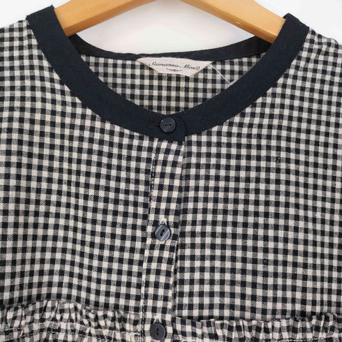 サマンサモスモス samansa Mos2 配色ギャザーワンピース レディース FREE