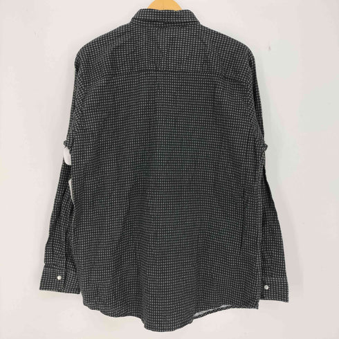 ハバンド HABAND 90s Plaid shirt オンブレチェック柄 ネルシャツ メンズ import:L