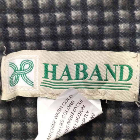ハバンド HABAND 90s Plaid shirt オンブレチェック柄 ネルシャツ メンズ import:L
