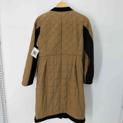 ドゥクラッセ DoCLASSE 切替 キルティング ノーカラーコート レディース JPN:M