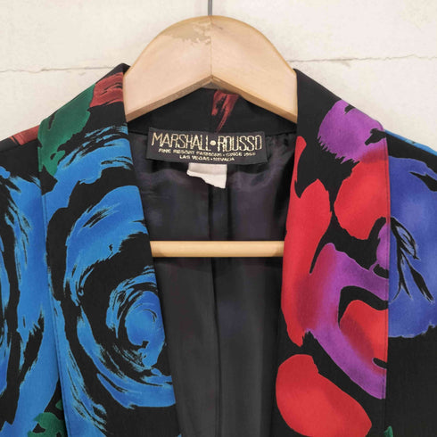 marshall rousso 1B総柄テーラードジャケット レディース