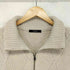 チノ CINOH ARGYLE CABLE KNIT HALF ZIP VEST メンズ JPN:46