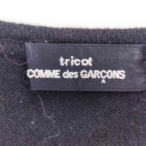トリココムデギャルソン tricot COMME des GARCONS 07ss クルーネックカーディガン レディース