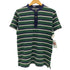 ポロバイラルフローレン Polo by RALPH LAUREN バンドカラー ヘンリーネック ボーダー S/S サーマル Tシャツ 猫目ボタン メンズ import:M