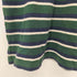 ポロバイラルフローレン Polo by RALPH LAUREN バンドカラー ヘンリーネック ボーダー S/S サーマル Tシャツ 猫目ボタン メンズ import:M