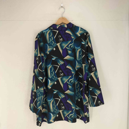 emily adams 総柄1Bテーラードジャケット メンズ