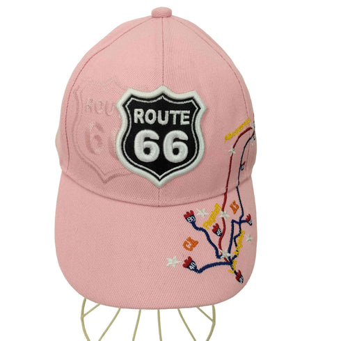 ROUTE 66 City Map Cap シティーマップ 星 スター 刺繍 6パネル キャップ メンズ