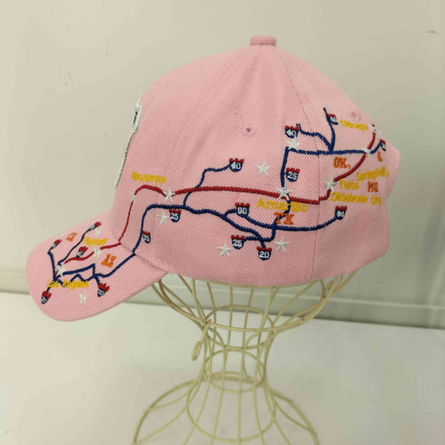 ROUTE 66 City Map Cap シティーマップ 星 スター 刺繍 6パネル キャップ メンズ