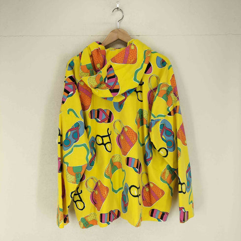 TALONジップ 総柄フルジップパーカー メンズ