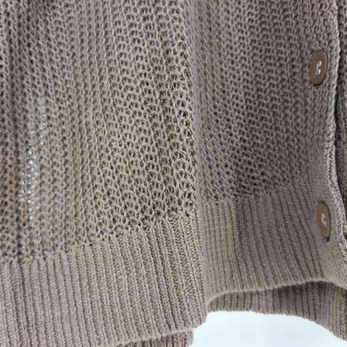 サマンサモスモス samansa Mos2 kazumi リネン花刺繍2WAYニット レディース FREE