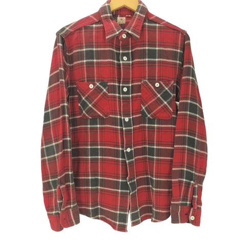 シュガーケーン SUGAR CANE ソフト フランネル コットン チェック L/S シャツ 東洋 メンズ import:L