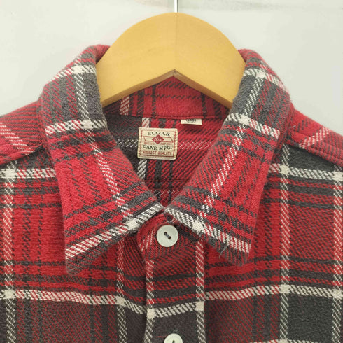 シュガーケーン SUGAR CANE ソフト フランネル コットン チェック L/S シャツ 東洋 メンズ import:L