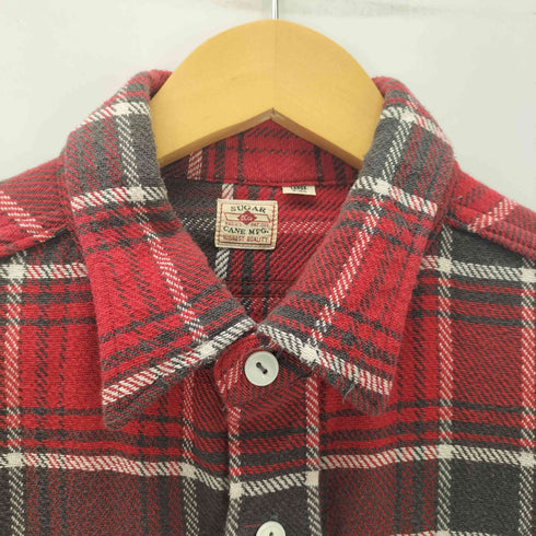 シュガーケーン SUGAR CANE ソフト フランネル コットン チェック L/S シャツ 東洋 メンズ import:L