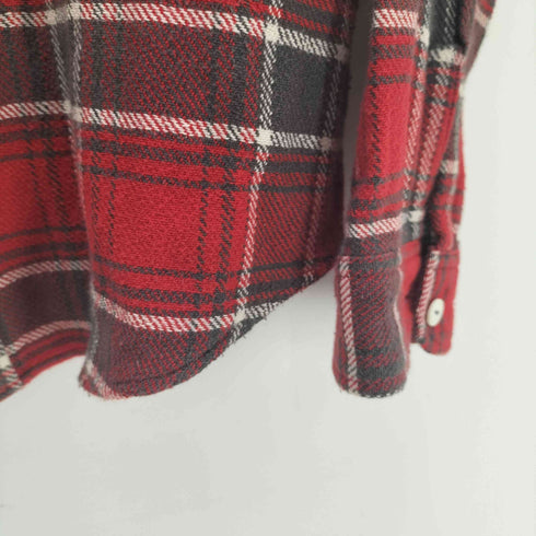 シュガーケーン SUGAR CANE ソフト フランネル コットン チェック L/S シャツ 東洋 メンズ import:L