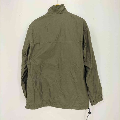 オールドネイビー OLD NAVY 90-00S 裏地メッシュ リップストップ リフレクター ハーフジップ アノラック ジャケット メンズ import:L