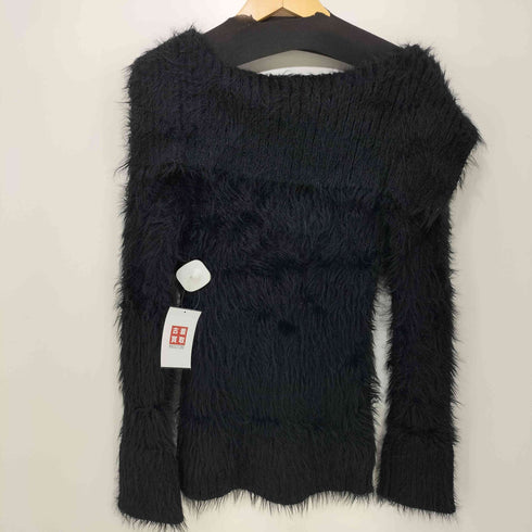 NOTAWEAR シャギー ニット カーディガン レディース