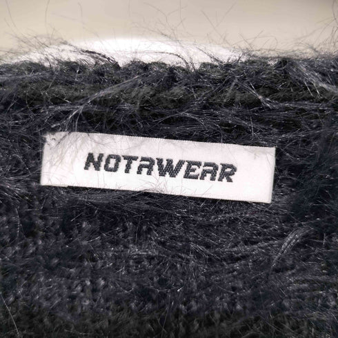 NOTAWEAR シャギー ニット カーディガン レディース