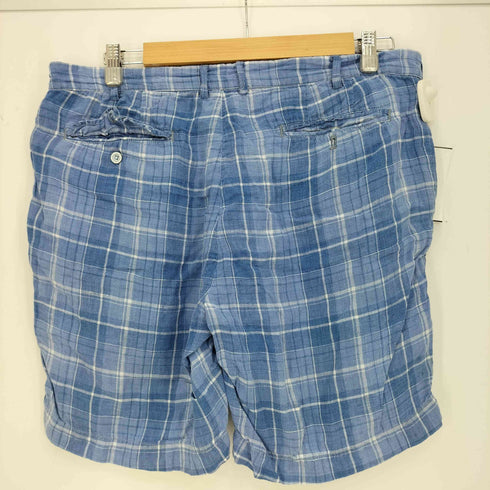 ポロラルフローレン POLO RALPH LAUREN INDIA MADRAS TALONジップ チェックショーツ メンズ 34inch