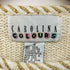 CAROLINA COLOURS ビーズ フラワー 刺繍 コットンニット レディース import:S